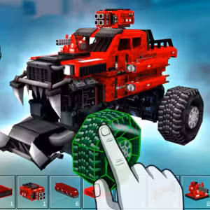 Blocky Cars: Car Battle