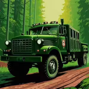 Driver of a military Ural 2