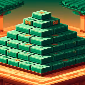 Mine craft mahjong