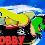 ROBUX Obby: Flying from a skyscraper