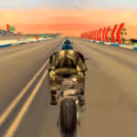 Sports Bikes Race Track