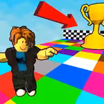 Stand on the right color, Robby!